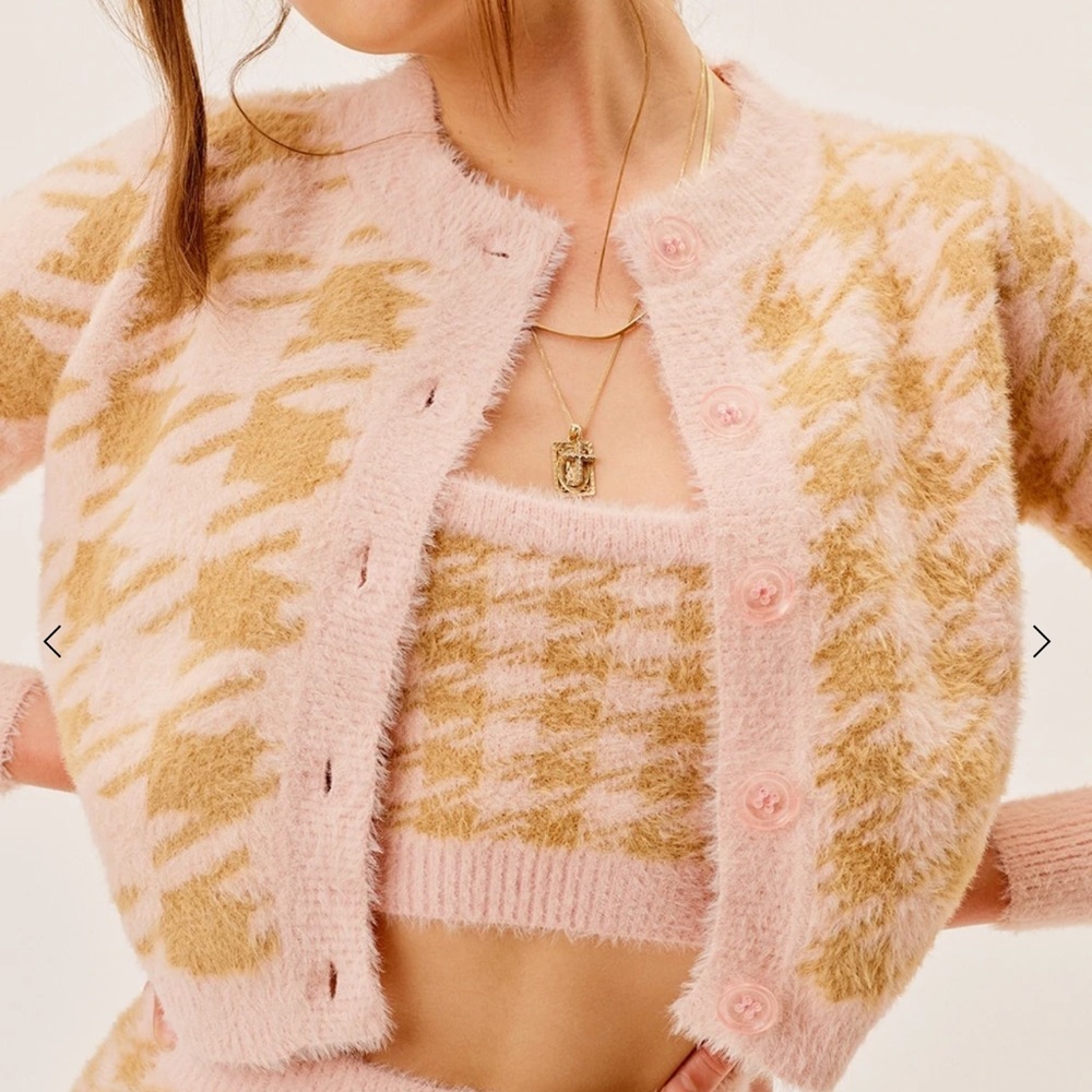 NEW for love and lemons cher cardi and tank top set - Picture 3 of 12
